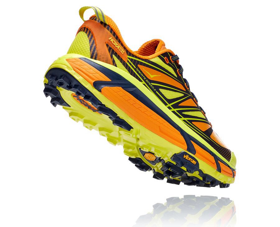 Hoka One One Trailove Tenisky Panske Svetlo Zlate/Ruzove - Mafate Speed 2 - 49602-CEVH